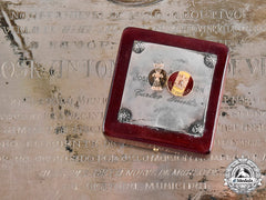 Spain, Fascist State. A Presentation Plaque & Gold Miniature Awards To  Don José Antonio Girón De Velasco,