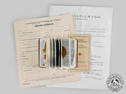 canada._a_lot_of_canadian_documents_and_pocket_bible_to_arthur_w._tisdale,1918_c20539_mnc0831_1