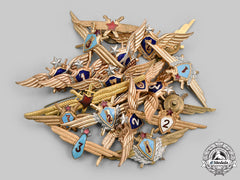 Russia, Soviet Union. A Lot Of Twenty Soviet Air Forces Badges