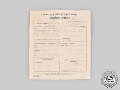 canada._a_lot_of_canadian_documents_and_pocket_bible_to_arthur_w._tisdale,1918_c20540_mnc0583_1
