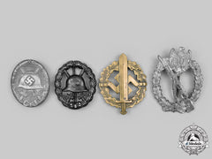 Germany, Wehrmacht. A Lot Of Service Badges