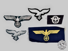 Germany, Wehrmacht. A Lot Of Eagle Insignia