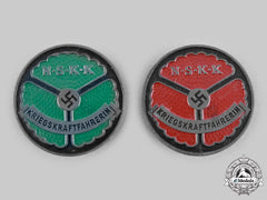 Germany, Nskk. A Pair Of Wartime Female Driver Badges, By Wächtler & Lange