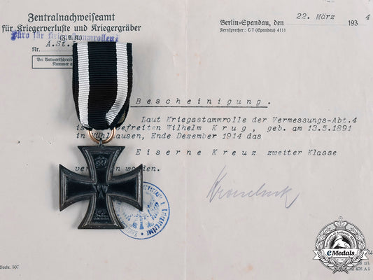 germany,_imperial._a1914_iron_cross_ii_class_with_document_to_corporal_wilhelm_krug_c20584_emd5114