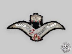 Hungary, Kingdom. An Embroidered Pilot’s Breast Eagle, C. 1940