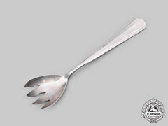 Germany, Third Reich. An Academy Mess Hall Silver Salad Fork
