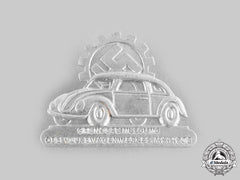 Germany, Third Reich. A 1938 Volkswagen Factory Dedication Badge, By Hermann Aurich