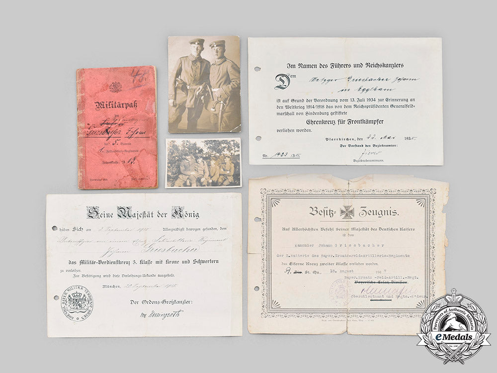 germany,_imperial._the_decorations&_award_documents_of_kanonier_johann_griesbacher_c20652_mnc9621