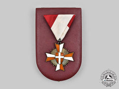 Austria, Second Republic. A Meritorious Service Badge Of The State Of Vienna, With Case, Ca.1955