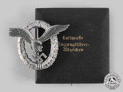 Germany, Luftwaffe. A Pilot’s Badge, With Case, By Friedrich Linden