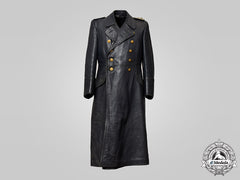 Germany, Kriegsmarine. A Captain's Leather Greatcoat