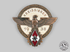 Germany, Hj. A 1938 Regional Trade Competition Victor’s Badge, By Gustav Brehmer