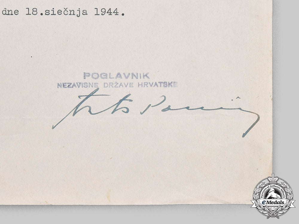 croatia,_independent_state._a1944_bravery_medal_award_nominee_list,_with_ante_pavelić_signature_c20724_mnc2063_1