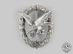 Germany, Luftwaffe. A Radio Operator And Air Gunner Badge, By C.e. Juncker