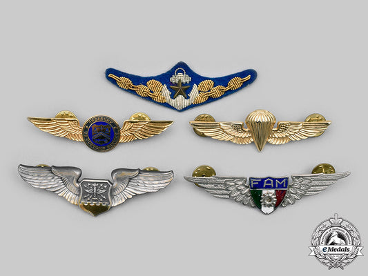mexico,_united_states._a_lot_of_five_air_force_badges_c20757_mnc2269_1