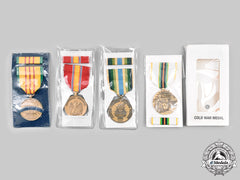 United States. Lot Of Four Packaged Medals