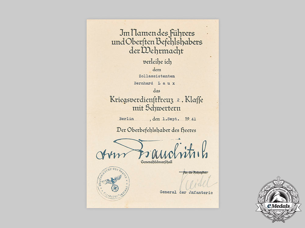 germany,_customs._a_war_merit_cross2_nd_class_with_swords_certificate_and_accompanying_letter_to_customs_assistant_laux_c20773_mnc6010