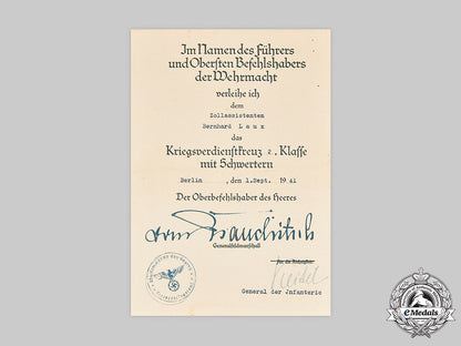 germany,_customs._a_war_merit_cross2_nd_class_with_swords_certificate_and_accompanying_letter_to_customs_assistant_laux_c20773_mnc6010