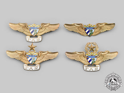 cuba,_republic._a_lot_of_four_cuban_revolutionary_armed_forces(_far)_air_force_badges_c20779_mnc2168