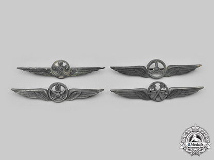 italy,_kingdom._a_lot_of_four_second_war_royal_air_force_qualification_badges_c20784_mnc2180