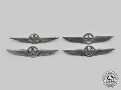 Italy, Kingdom. A Lot Of Four Second War Royal Air Force Qualification Badges