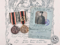 Germany, Imperial. A Collection Of Medals And Documents To Train Driver Peter Kneip And His Family