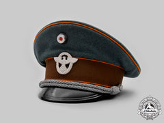 Germany, Ordnungspolizei. A Gendarmerie Officer’s Visor Cap, By Willy Sprengpfeil