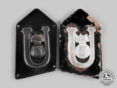 Croatia, Independent State. Two Armoured Units Collar Tabs 1941-1945, C.1942