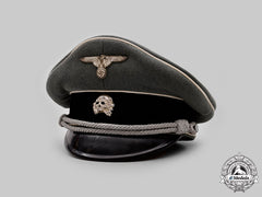 Germany, Ss. A Waffen-Ss Infantry Officer’s Visor Cap, By Ferdinand Erdt