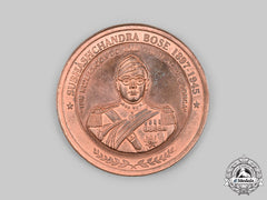 India, Republic. A  Medal For The 100Th Anniversary Of The Birth Of Subhash Chandra Bose 1897-1997, Scarce
