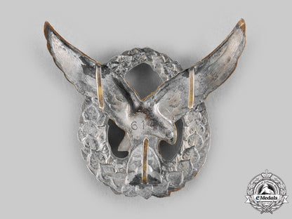 slovakia._a_pilot’s_qualification_badge,_field_pilot_no.613,_c.1945_c20873_emd0348