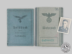 Germany, Luftwaffe. A Soldbuch And Wehrpaß To Dr. Manfred Vukits, Mia Over England