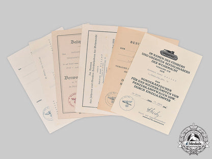 germany,_heer._a_lot_of_award_documents_to_leutnant_josef_kaiser,_tank_hunter_unit_c20914_mnc9884_1