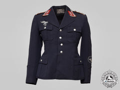 Germany, Luftwaffe. A Flak/Artillery Oberfeldwebel Service Tunic, By Otto Poschmann