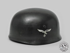 Germany, Luftwaffe. A Fallschirmjäger M38 Single-Decal Steel Helmet