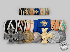 Germany, Third Reich. An Extensive Medal And Ribbon Bar Set