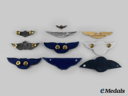 egypt,_israel,_oman,_saudi_arabia,_syria._lot_of_ten_middle_eastern_air_force_badges_c20_00006