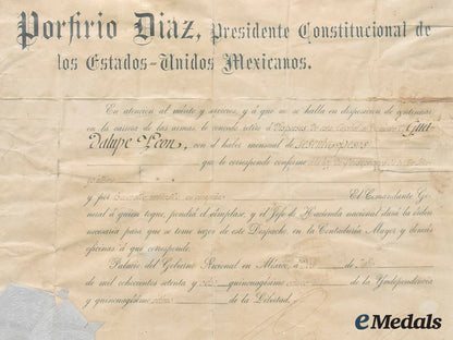 mexico,_ii_empire._an_discharge_document_with_merit_to_guadalupe_leon_c.1868_c20_00346