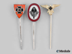 Germany, Third Reich. A Lot Of Membership Stickpins