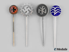 Germany, Third Reich. A Lot Of Membership Stickpins
