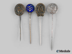 Germany, Third Reich. A Lot Of Membership Stickpins