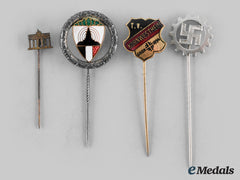 Germany, Third Reich. A Lot Of Membership Stickpins