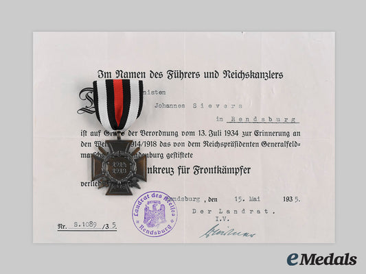 germany,_third_reich._an_honour_cross_of_the_world_war1914/1918,_with_award_document_to_johannes_sievers,_c.1935_c20_00590_1