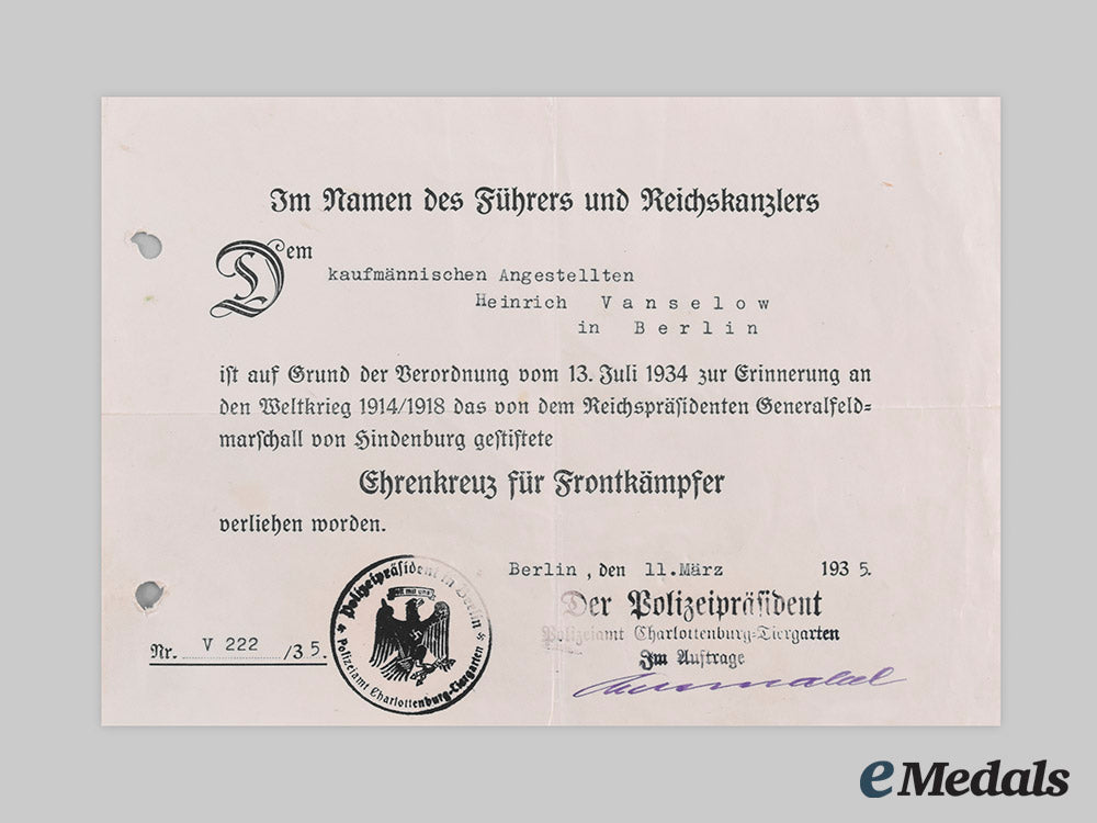 germany,_third_reich._an_honour_cross_of_the_world_war1914/1918,_with_award_document_to_heinrich_vanselow,_c.1935_c20_00601_1