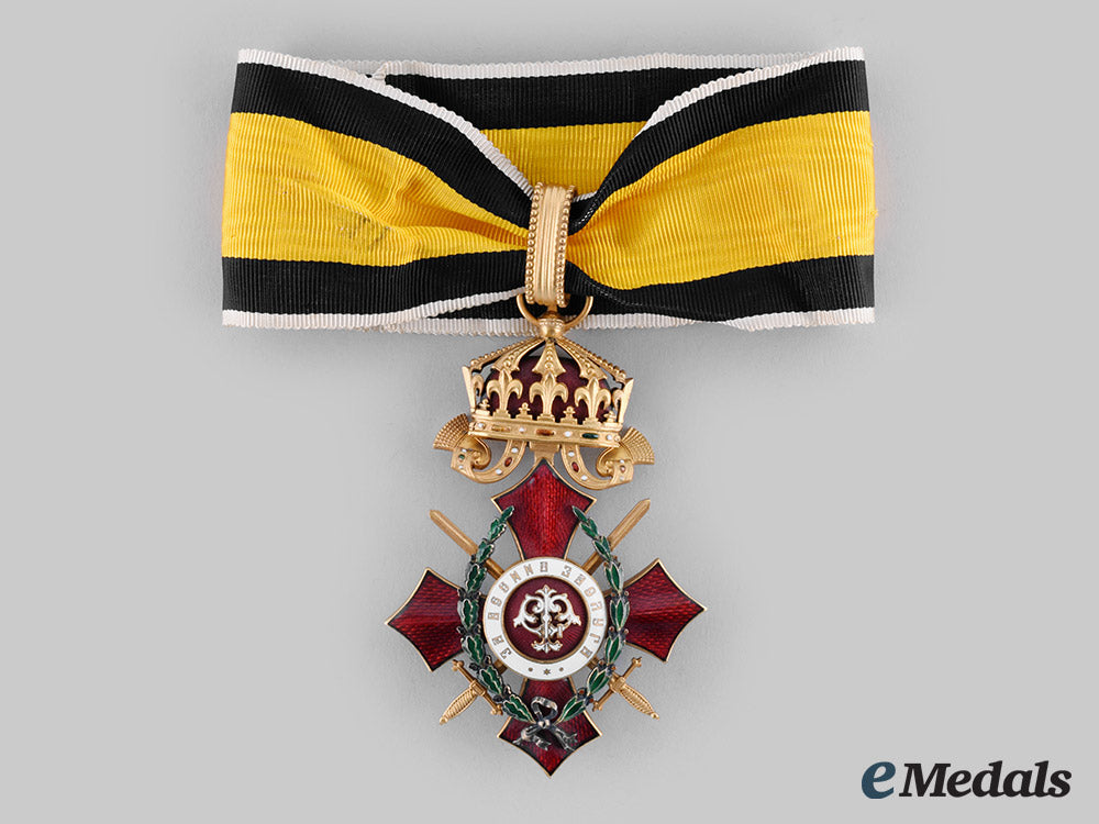 bulgaria,_kingdom._an_order_of_military_merit,_iii_class_commander_with_swords&_war_decoration,_c.1917_c20_00635