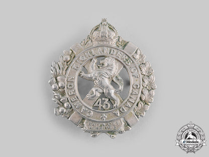 canada,_cef._a43_rd_infantry_battalion"_cameron_highlanders"_cap_badge_c20_00650_1