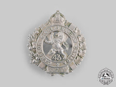 Canada, Cef. A 43Rd Infantry Battalion "Cameron Highlanders" Cap Badge
