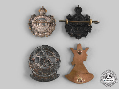 canada,_cef._a_lot_of_four_first_war_collar_badges_c20_00654