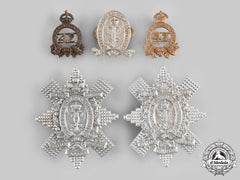 Canada. Five Lanark And Renfrew Scottish Regiment Badges