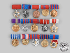 Yugoslavia, Socialist Federal Republic. A Lot Of Fifteen Miniature Orders And Medals